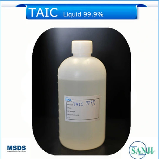 99% Clear Liquid Vulcanizing Agent EPDM Crosslinking Agent Triallyl Isocyanurate Taic