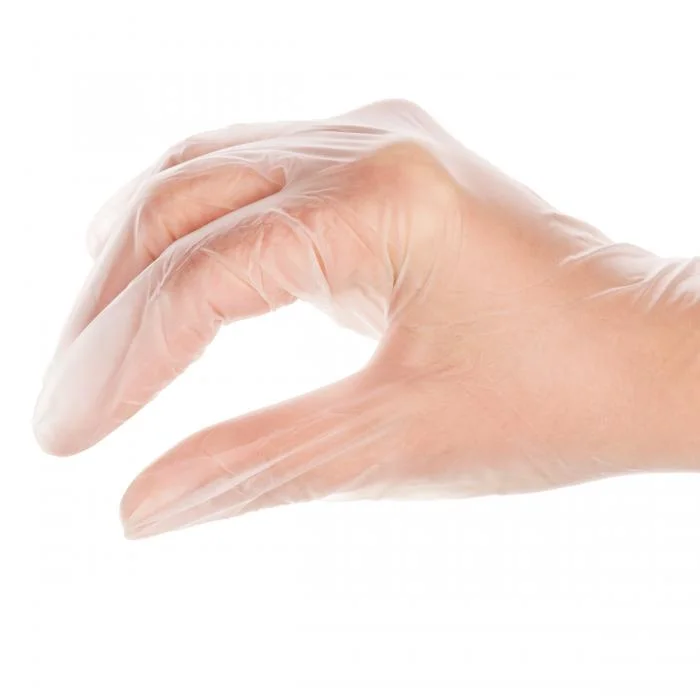 Powder Free PVC Disposable Gloves Clean Transparent Powder Free Vinyl Gloves