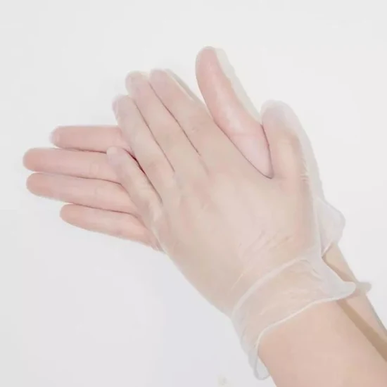 Gloves Hand Black Food Service PVC Gloves Powder Free Cleaning Vinyl Manufacturer