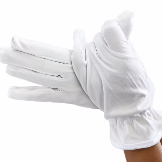 Gloves Clean Hundred Thousand Grade No Pink White Blue Check Housework Dust-Free